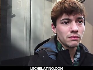 Hot Latin teen moans loudly when getting fucked in hairy ass-LECHELATINO.COM
